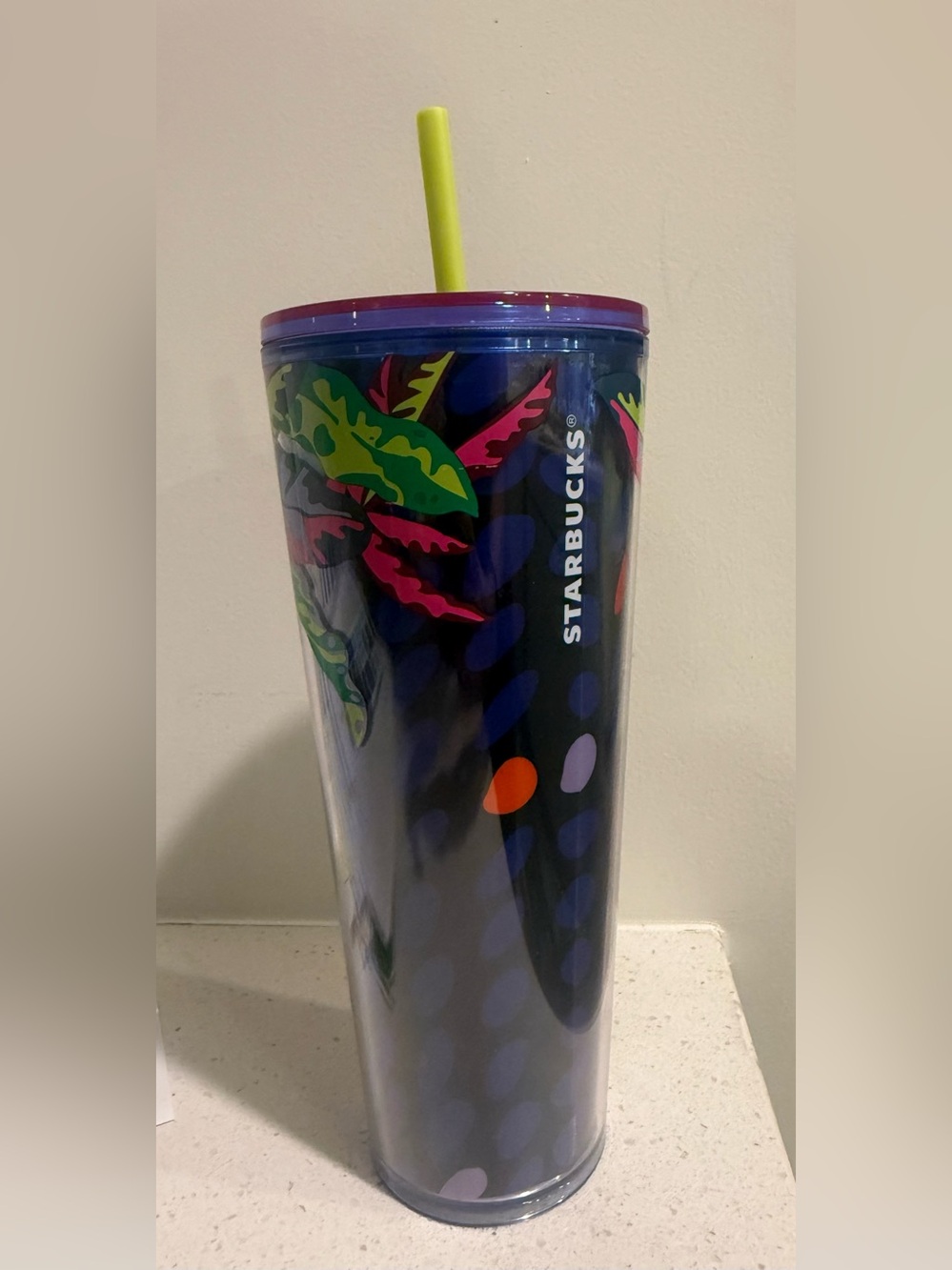 Starbucks tropical tumbler